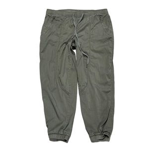 Intro love the fit green cargo jogger pants sz large